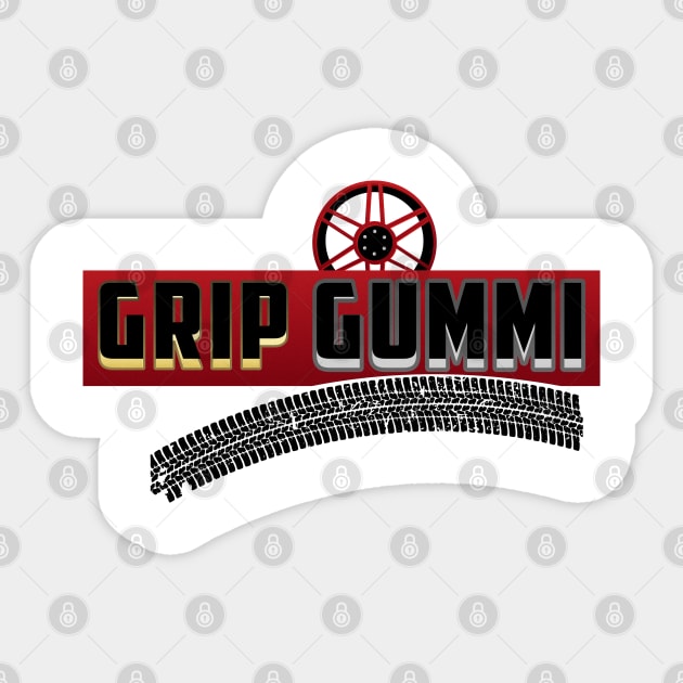 Grip Gummi Rennfahrer Sticker by BC- One- Shop